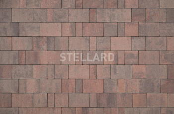 Тротуарная плитка Stellard Новый город Color mix Мокко 60
