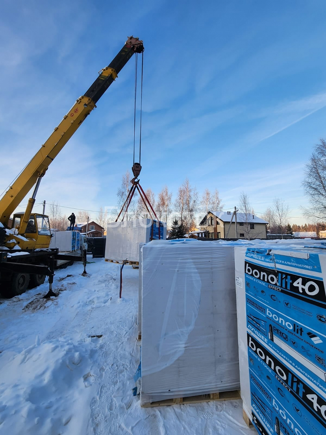 Газосиликатные U-блоки (П-блоки) Бонолит Малоярославец 500х200х250, D500
